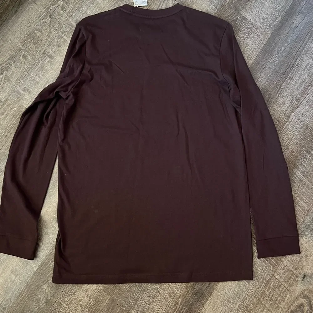 Adidas Multisport Badge of Sport Long Sleeve T-Shirt- Size Medium Tall - Picture 2 of 7